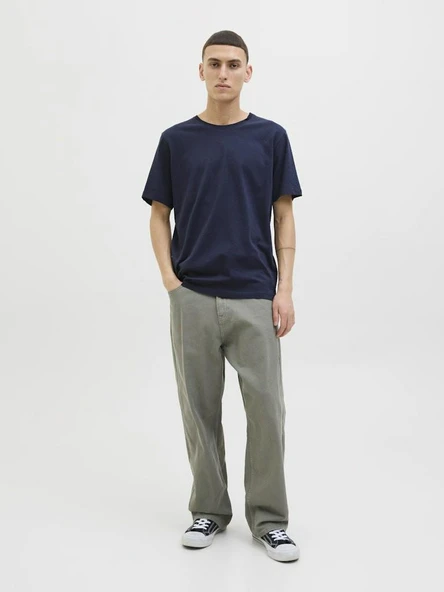 Jack Jones Cırcle Crew Erkek Tişört 12284245 - 5