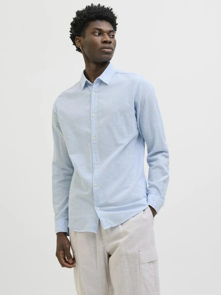Jack Jones Breeze Keten Slım Fit Erkek Gömlek 12268964 - 2