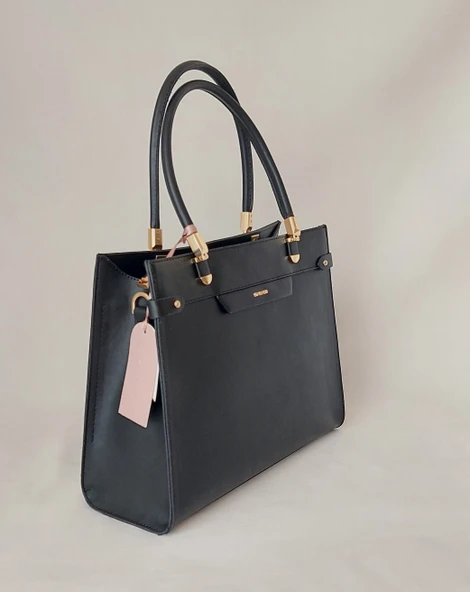 252VT850 Model Sarach Marka Siyah Renk El ve Omuz Çantası - 2