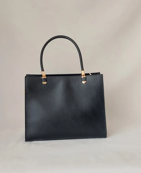 252VT850 Model Sarach Marka Siyah Renk El ve Omuz Çantası - 3