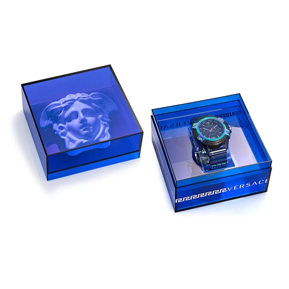 Versace VRSCVEZ701022 Unisex Kol Saati - Resim 4