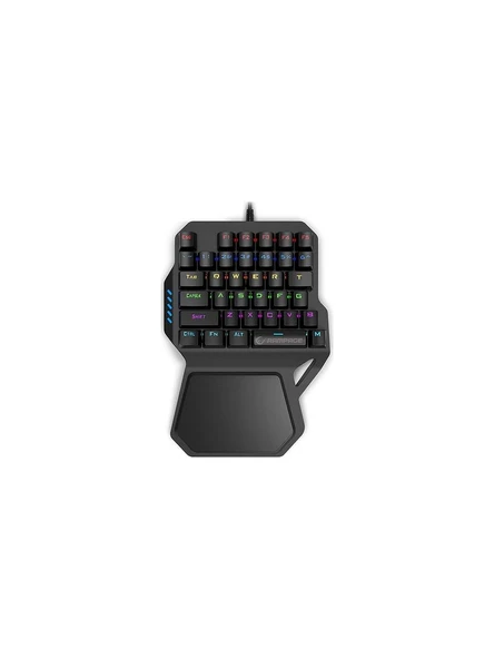 Rampage KB-R77 PALM USB Rainbow Backlight Outemu Blue Switch Mekanik 36 Tuşlu Mini Gaming Oyuncu Klavye