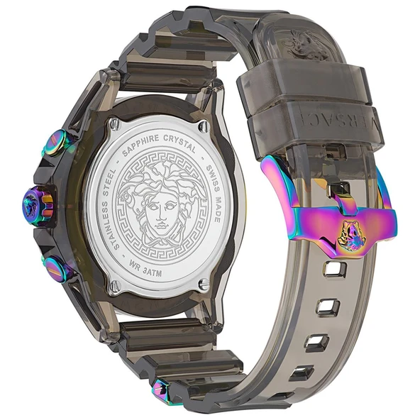Versace VRSCVEZ701022 Unisex Kol Saati - Resim 3