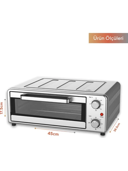 Kumtel Mini Pizza Fırını ve Hava Fritözü (Airfryer) HPO-01 - 2