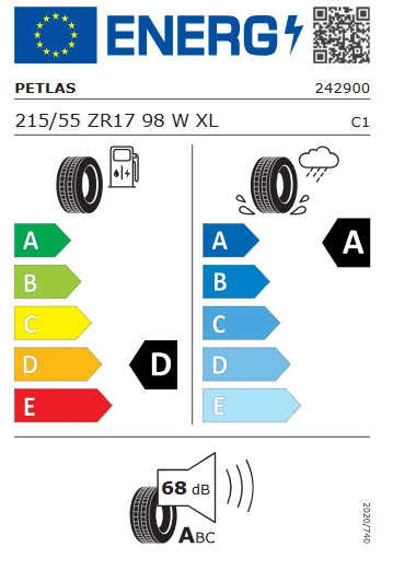 Petlas 215/55 R17 98W XL Prestige Sport Yaz Lastiği 2025 Üretim - 3