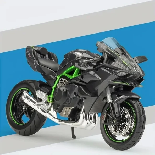 Maisto simülasyon 1:12 DIY montaj alaşım Kawasaki Ninja H2R motosiklet modeli - 3