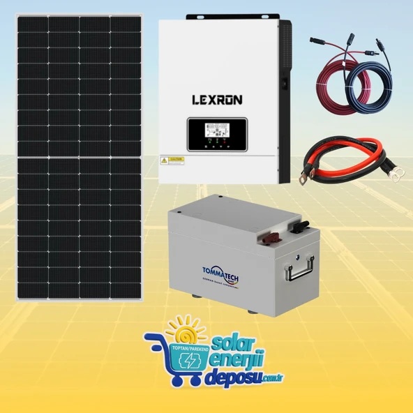 Solar Enerji Deposu 2000W Karavan Lityum Güneş Enerjisi Paketi – Hafif, Dayanıklı ve Uzun Ömürlü ürün görseli 1