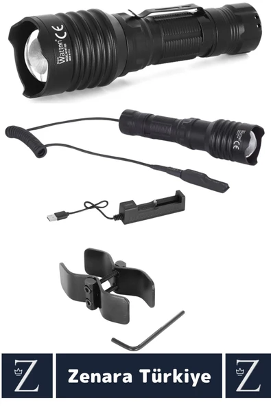 Profesyonel Kamp Avcı Güvenlik Okul Deprem Balıkçı Tek Mod Güçlü Aydınlatma Mini - 3