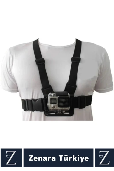 Tüm Modellerle Uyumlu Bisiklet Tırmanış Outdoor Ayarlanır Aksiyon Kamerası Göğüse Sabitleme Kemeri - 3