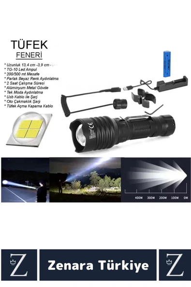 Profesyonel Kamp Avcı Güvenlik Okul Deprem Balıkçı Tek Mod Güçlü Aydınlatma Mini - 2