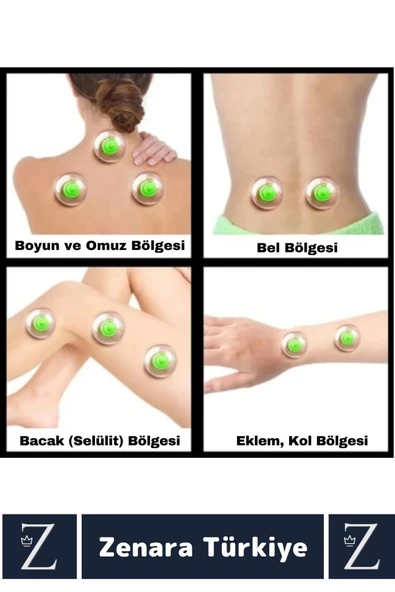 Yüksek Kaliteli Metabolizma Etkili 12'li Vakumlu Hacamat Kupası+4 Parmak Pompa Özel Set - 2