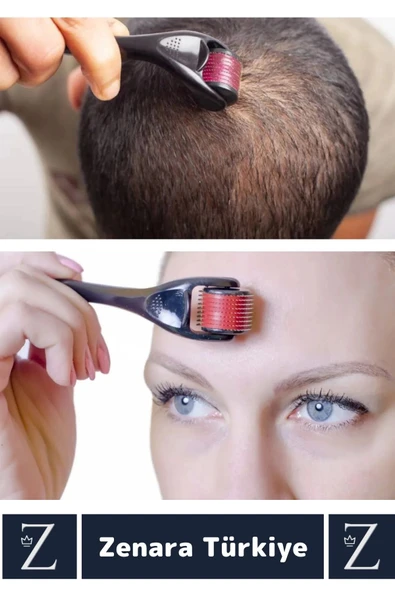 Premium 0.5 Mm 540 Titanyum İğneli Cilt Yenileyici Pürüzsüz Cilt Bakım Güzellik Aleti Derma Roller - 3