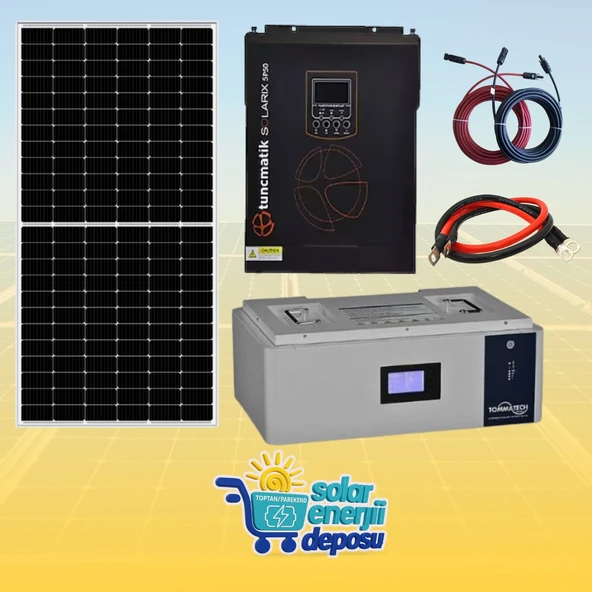 Solar Enerji Deposu 2000W Lityum Güneş Enerjisi Paketi - 1