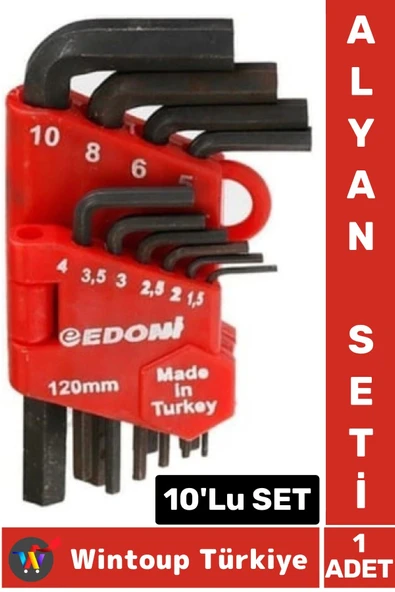 Premium Yüksek Kaliteli Montaj Tamirat Vidalama Matkap Ucu 120 mm 10 Parça ALYAN SETİ