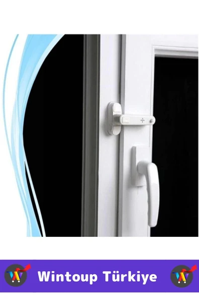 Premium Dayanıklı Güvenlik Çocuk Odası Bebek Odası PVC Pencere Kapı Kırılmaz Emniyet Kilidi 2 Adet - 2