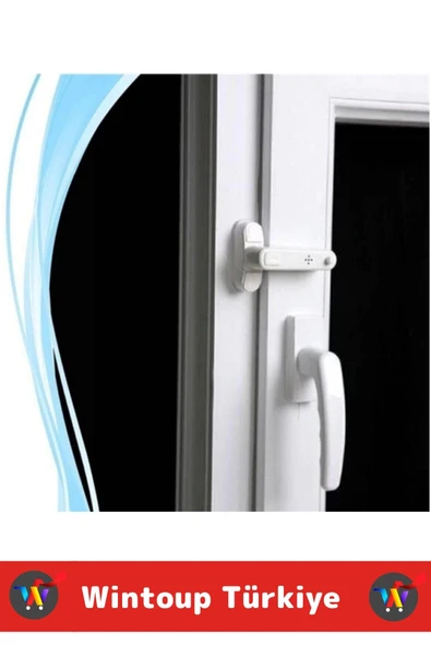 Premium Dayanıklı Güvenlik Çocuk Odası Bebek Odası PVC Pencere Kapı Kırılmaz Emniyet Kilidi 4 Adet - 2