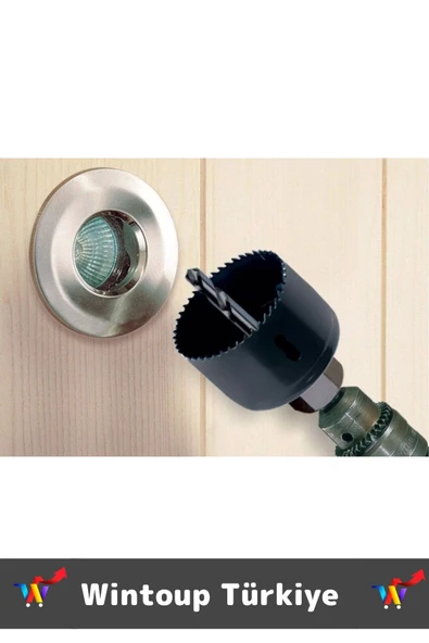 Premium Ağaç Kesme Testere Matkap Ucu Takımı Alçıpan Tavan Kesme 8 Parça PANÇ SETİ - 2