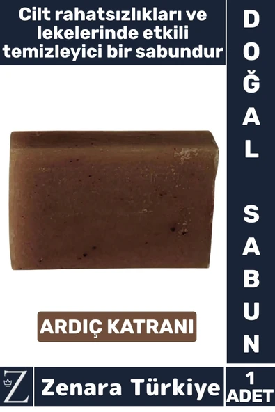 Bitkisel Organik %100 Doğal Saç Yüz Vücut El Cilt Rahatsızlıklarında Etkili Sabun ARDIÇ KATRANI ürün görseli