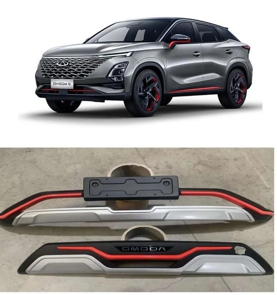 Chery Omoda 5 Ön Arka Koruma Kırmızı 2022+ Sonrası Uyumlu