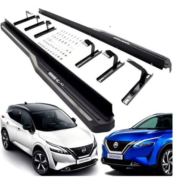 Nissan Qashqai Yan Basamak Koruma Siyah Oem 2022+ Sonrası Uyumlu - 2