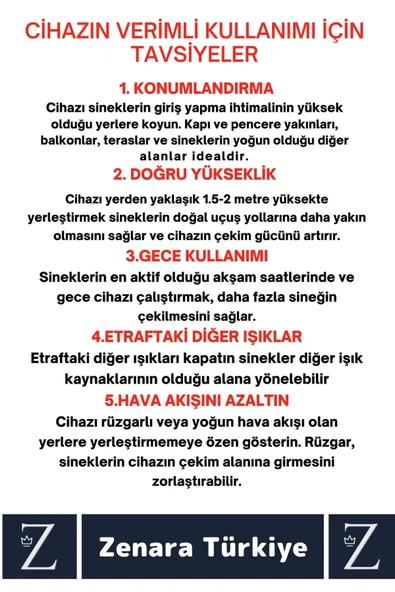 Yüksek Kaliteli UV Çift Florasanlı Zincir Askılı 6 Watt Ev Ofis Sinek Sivrisinek Kara Sinek Öldürücü - 4