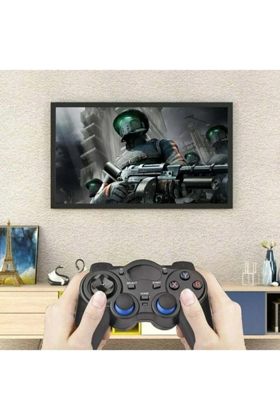 2.4ghz Android Telefon Kablosuz Oyun Kolu Gamepad Pc Tv Box Ps3 - 7