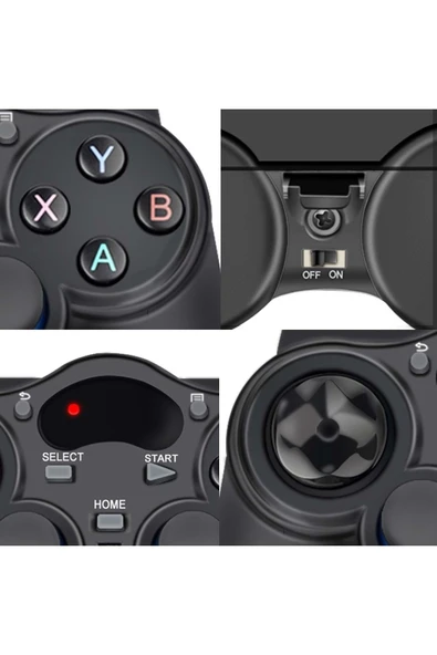 2.4ghz Android Telefon Kablosuz Oyun Kolu Gamepad Pc Tv Box Ps3 - 6