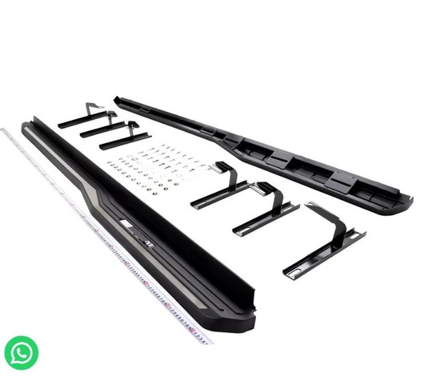 Nissan Qashqai Yan Basamak Koruma Siyah Oem 2022+ Sonrası Uyumlu