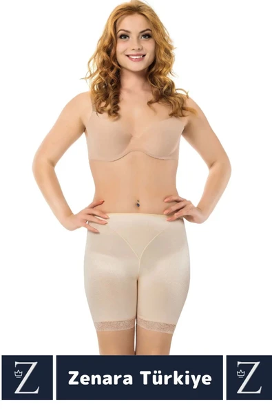 Kaymaz İz İç Göstermez PUSH UP Popo Kaldırıcı Şekillendiren Silikon Dolgulu Destekli Şort Korse - 4