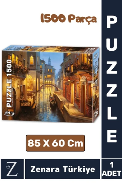 Eğlenceli Eğitici El Göz Görsel Algı Hafıza Beceri Geliştirici 1500 Parça PUZZLE ALTIN BİR AN