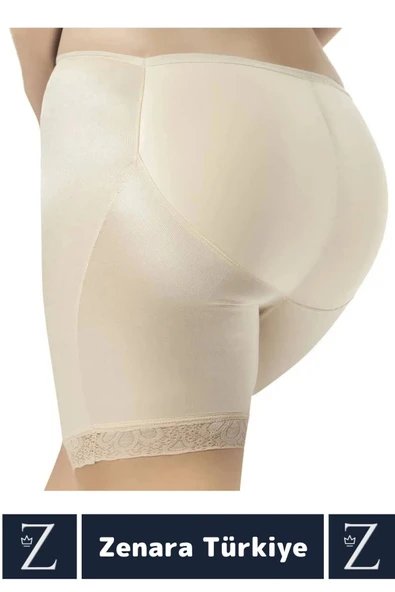 Kaymaz İz İç Göstermez PUSH UP Popo Kaldırıcı Şekillendiren Silikon Dolgulu Destekli Şort Korse - 2