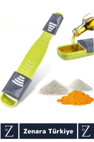 Tuz Şeker Kahve Yağ Baharat Supplement Protein Herbalife Ayarlanabilir Hassas Ölçüm Kaşığı 5 Gr/ML - 2
