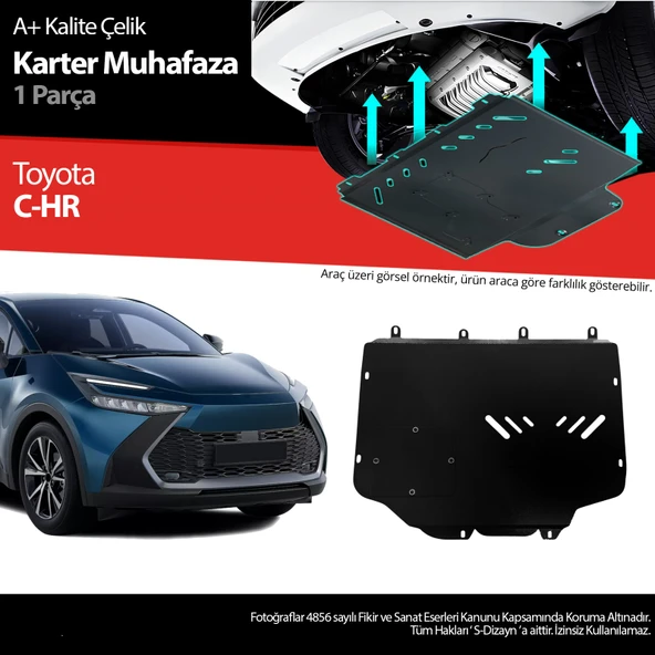 Toyota C-HR Çelik Karter Muhafaza 2023 2024 2025 2026 2027