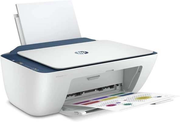 HP DeskJet 2721 7FR54B Wi-Fi + Tarayıcı + Fotokopi Renkli Çok Fonksiyonlu Mürekkep Püskürtmeli Yazıcı Teşhir - 2