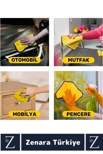 Yüksek Kaliteli Araba Mutfak Banyo Lavabo Yıkama Temizleme Hassas Derin Temizlik Yün Mikrofiber Bez - 4