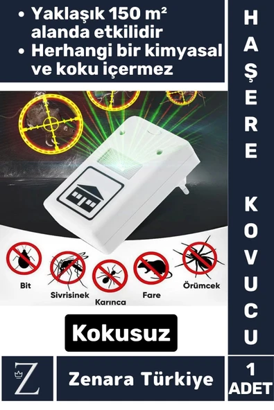 Ekonomik Kimyasal İçermeyen Kokusuz Dumansız Zararsız Fare Kemirgen Haşere Kovucu Uzaklaştırıcı