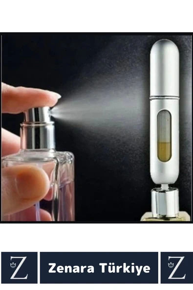 Kompakt Cep Boy Doldurulabilir Taşınabilir Sızdırmaz Pratik Çanta Boy Mini Cep Parfümü Şişesi 5 ML - 5
