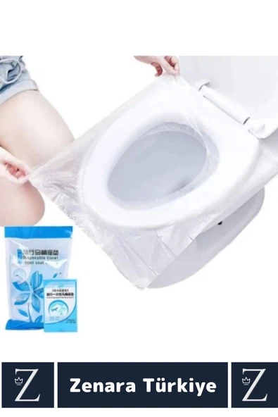 Çanta Boy AVM Tuvalet Günlük Tek Kullanımlık Hijyenik Tam Kaplama Klozet Kapak Poşeti 50 Adet - 4
