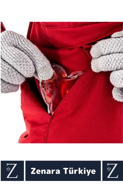 Özel Tasarım El Isıtıcısı Kamp Outdoor Gündelik Sevgiliye Hediye Sihirli Jel KALP Cep Sobası 3 Adet - 2