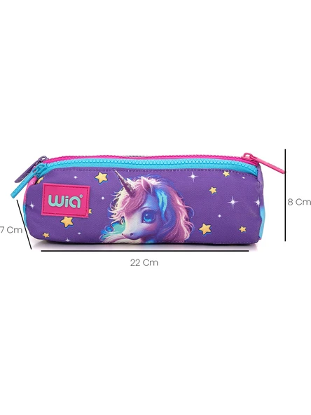 WİA KIZ ÇOCUK UNİCORN DESENLİ 3'LÜ OKUL ÇANTA SETİ SW-019 - 7