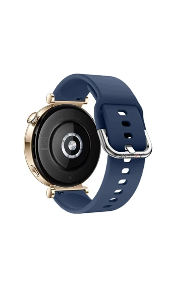 Samsung Galaxy Watch 6 40-43-44-47mm 20mm Purelux Soft Tokalı Silikon Kordon Dayanıklı Spor Stil  Lacivert - 2