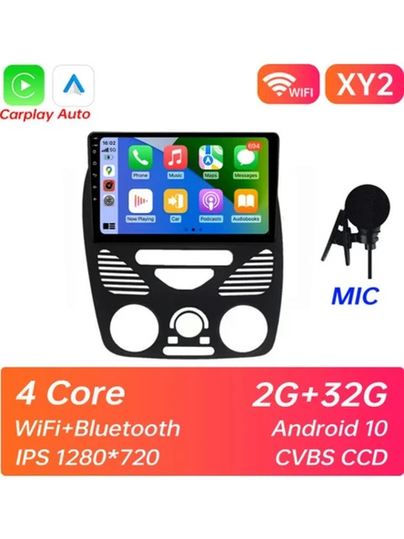 Blueway Fiat ALBEA(2002-2004) 9''android Gerçek 2+32 GB / 4 Çekirdek 1.6ghz / Wıfı 5.0ghz / Bt 5.4-Kablosuz Carplay-Ahd Hd kamera hediye - 5