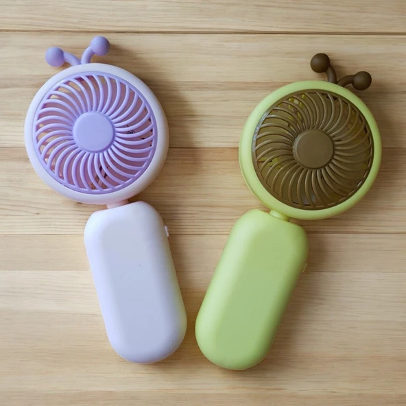 USB Şarjlı El Fanı I Mini Taşınabilir Fan I Yaz Serinleticisi I Vantilatör I Taşınabilir Fan Soğutuc - 4