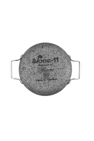 BRİONİ STONE- H ÇİZİLMEZ YANMAZ YAPIŞMAZ İNDÜKSİYONLU 7 PARÇA SAHAN SETİ - 5