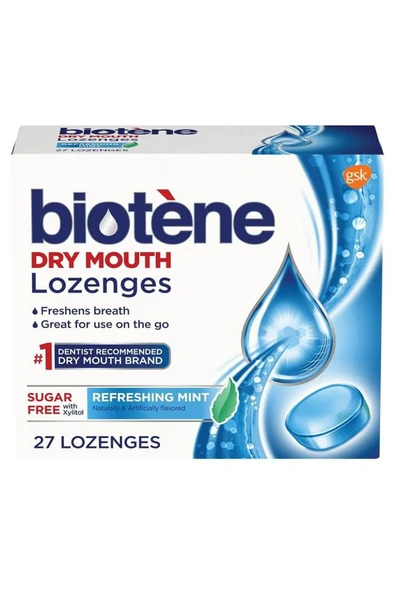 Biotene Dry Mouth Refreshing Mint 27 Lozenges