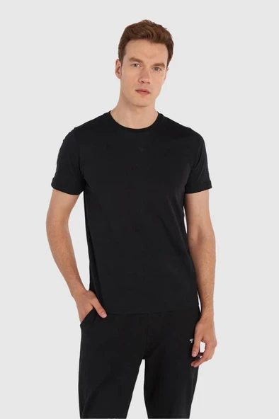 hummel Elemental Chevron Cotton Tee Siyah Erkek T-Shirt - 1