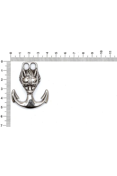 ŞEKİLLİ ÇİPA FİGÜRÜ İLE İLGİLİ  METAL AKSESUARLAR VE KOLYE UÇLARI - Resim 2