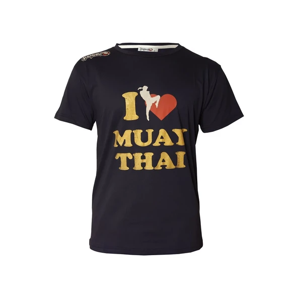 DragonDo I Love Muaythai Baskılı Tişört - 7