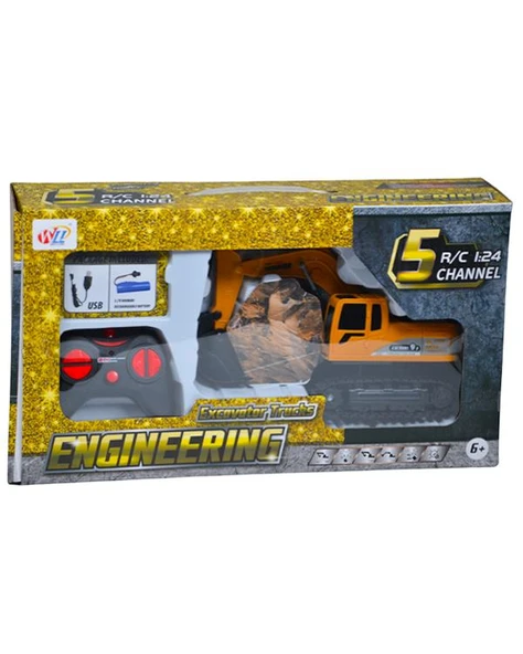 WLL Seri 5 Uzaktan Kumandalı 1:24 Ölçekli Paletli Kepçe 680C2