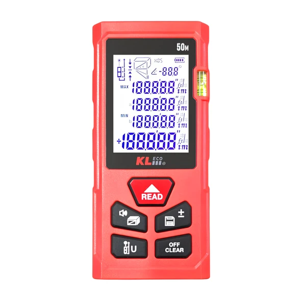 Kleco KE50LM 50 Metre Lazer Mesafe Ölçer/Lazer Metre ürün görseli 1